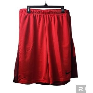 Nike Dri-FIT Athletic Shorts Red Black Gym Training Running Mens Size XXL‎